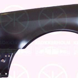 Wing, Left Front, without hole for direction indicator, Zinc-coated, 4A0 821 105D (AUDI)