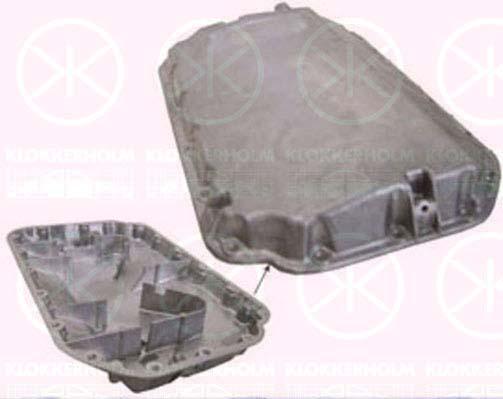 Oil Sump, Aluminium, Grained, 078 103 604H (AUDI)