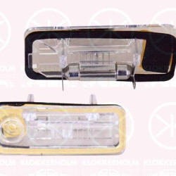 Licence Plate Light, with bulb holder, 4B9 943 021 (AUDI)