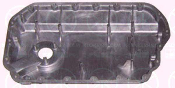 Oil Sump, Aluminium, with bore for oil-level sensor, 078 103 604AA (AUDI)