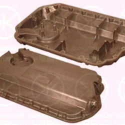 Oil Sump, Aluminium, without bore for oil level sensor, 078 103 604AC (AUDI), 078 103 604AA (AUDI)