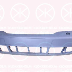 Bumper, w/primer, Front, with hole(s) for washer nozzle, 4B0 807 103AG7DL (AUDI)