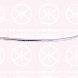 Trim/Protection Strip, bumper, chrome, Left Front, 4B0 807 173E 2ZZ (AUDI), 4B0 807 173E2ZZ (AUDI)