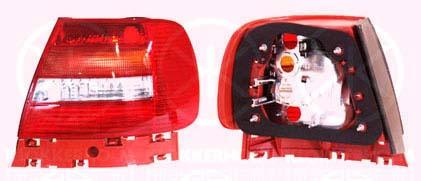 Tail Light Assembly, with bulb holder, Right, AL, 8D0 945 096G (AUDI), 8D0945112G (AUDI)