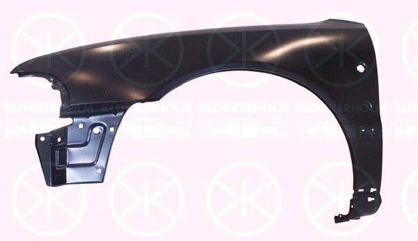 Wing, Left Front, with hole for direction indicator, Zinc-coated, 8D0 821 105A (AUDI)