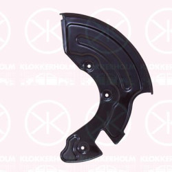 Splash Guard, brake disc, Front Axle Left, for brake disc diameter [mm]: 312, for brake disc diameter [mm]: 321, 8D0 615 311G (VW), 8D0 615 311G (AUDI), 8D0615311G (SKODA)