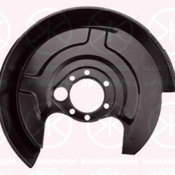 Splash Guard, brake disc, Rear Axle Left, 2WD, for brake disc diameter [mm]: 245, 8A0 615 611D (AUDI), 8D0 615 611 (VW), 8D0615611 (SKODA), 8D0615611 (SEAT), 8D0615611 (AUDI)