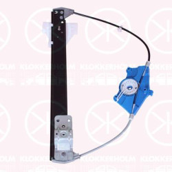 Window Regulator, 4-dr, OE-type, without electric motor, Electric, Left Rear, 8E0 839 461 (AUDI), 8E0 839 461 A (AUDI), 8E0 839 461 B (AUDI), 8E0 839 461 C (AUDI)