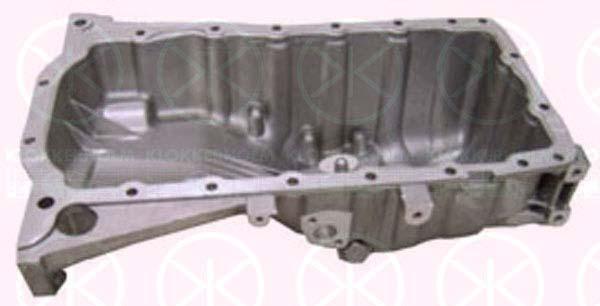 Oil Sump, Aluminium, with bore for oil-level sensor, 06B 103 601CD (AUDI), 06B103601AE (AUDI)