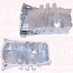 Oil Sump, Aluminium, with bore for oil-level sensor, 03G 103 603AH (AUDI), 03G 103 603J (AUDI)