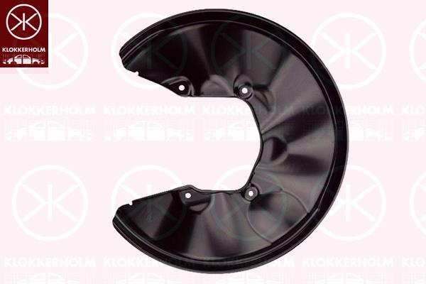 Splash Guard, brake disc, Rear Axle Left, for brake disc diameter [mm]: 300, 8E0615611N (VW), 8E0615611N (AUDI)