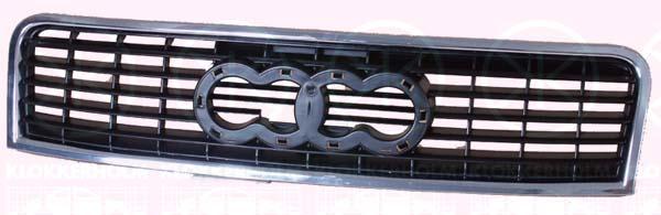 Radiator Grille, chrome/black, 8E0 853 651B3 (AUDI), 8E0853651F 3FZ (AUDI)