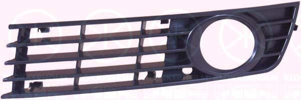 Ventilation Grilles, bumper, Left Front, with hole(s) for fog lights, with air slots, 8E0 807 681 01C (AUDI)