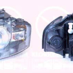 Headlight, without control unit for Xenon, D1S/H7, Bi-Xenon, with motor for headlamp levelling, AL, Right, Illuminance [lx]: 25, 8P0 941 030R (AUDI)