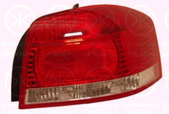 Tail Light Assembly, without bulb holder, Left, 8P0 945 095 (AUDI)