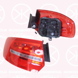 Tail Light Assembly, LED, with bulb holder, Left, Outer section, 8P4 945 095E (AUDI)