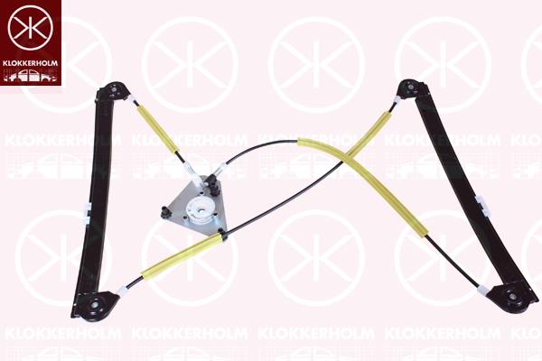 Window Regulator, 3-drs, OE-type, without electric motor, Electric, Left, 8P3 837 461A (AUDI), 8P3 837 461B (AUDI), 8P3 837 461C (AUDI), 8P3837461 (AUDI)