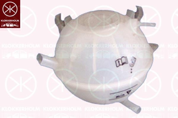 Expansion Tank, coolant, 1K0 121 407 (VAG), 1K0 121 407 A (VAG), 1K0121407F (VAG)