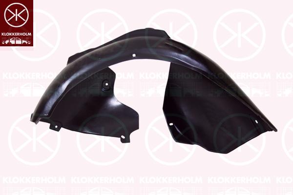 Liner, wheelhouse, Plastic, Right Front, Rear Section, 8P0 821 172C (AUDI), 8P0 821 172G (AUDI), 8P0821172E (AUDI)