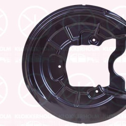 Splash Guard, brake disc, 4WD, Rear Axle Right, for brake disc diameter [mm]: 282, 1K0615612Q (VW), 1K0615612Q (SKODA), 1K0615612Q (SEAT), 1K0615612Q (AUDI)