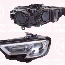 Headlight, Standard, Right, Illuminance [lx]: 17.5, Bi-Xenon, with daytime running light (LED), with motor for headlamp levelling, without control unit for Xenon, D5S, Valeo, 8V0 941 044E (AUDI)