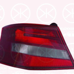 Tail Light Assembly, 3-drs, Left, Outer section, with bulb holder, 8V3 945 095 (AUDI), 8V3 945 095C (AUDI), 8V3945095C (VAG)