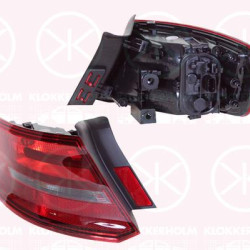 Tail Light Assembly, 5-drs, Left, Outer section, with bulb holder, AL, 8V4 945 095 (AUDI), 8V4 945 095C (AUDI), 8V4945095 (AUDI)