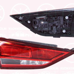 Tail Light Assembly, Left, Inner Section, with bulb holder, AL, 8V5 945 075 (AUDI), 8V5945075 (AUDI)