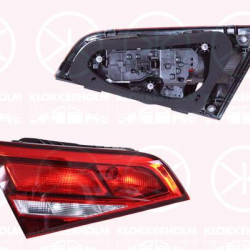 Tail Light Assembly, 5-drs, Left, Inner Section, with bulb holder, Hella, 8V4 945 075 (AUDI), 8V4945075 (AUDI)