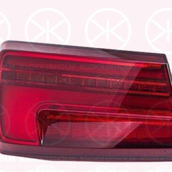 Tail Light Assembly, Left, Outer section, LED, with bulb holder, AL, 8V5945069B (AUDI)