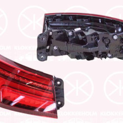 Tail Light Assembly, Left, Outer section, with indicator (LED), Light Function: with dynamic indicator light, LED, with bulb holder, AL, 8V5 945 091 (AUDI), 8V5945091 (AUDI)