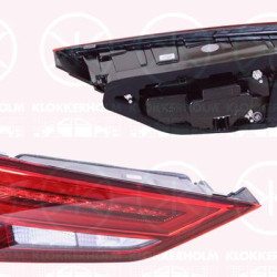 Tail Light Assembly, Left, Inner Section, with indicator (LED), Light Function: with dynamic indicator light, LED, with bulb holder, AL, 8V5 945 093D (AUDI), 8V5945093D (AUDI)