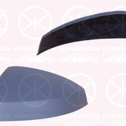 Housing, exterior mirror, Left, w/primer, 8V0 857 527 GRU (AUDI), 8V0 857 527D GRU (VW), 8V0857527D GRU (AUDI)