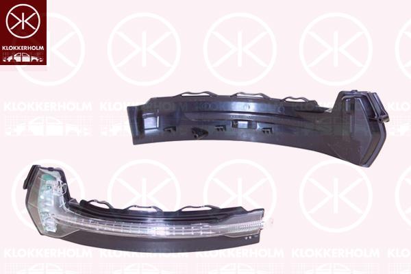 Direction Indicator, Right, Exterior Mirror, LED, 8V0 949 102 (VW), 8V0949102 (AUDI), 8V0949102B (AUDI)