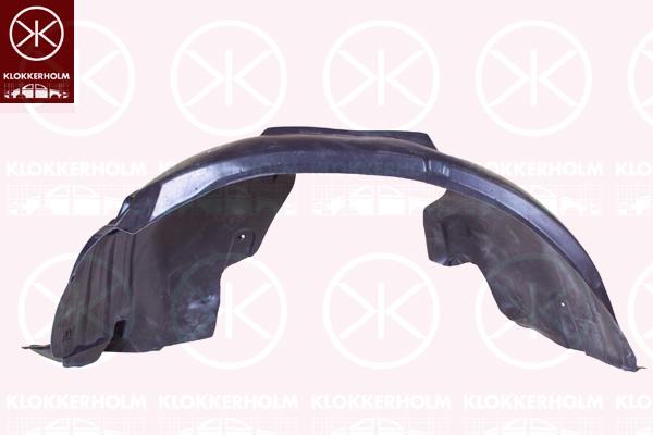 Liner, wheelhouse, Plastic, Right Front, 8V0821172C (AUDI)