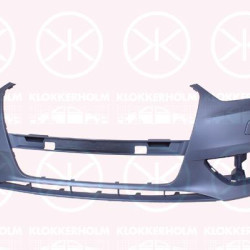 Bumper, Front, with hole(s) for parking assistant system, Number of bores: 4, w/primer, 8V0 807 065D GRU (AUDI)