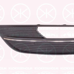 Ventilation Grilles, bumper, Left Front, with hole(s) for fog lights, 8V3 807 681A 9B9 (AUDI)