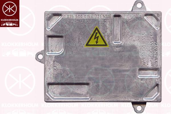 Ballast, gas discharge lamp, Bi-Xenon, AL, 8E0 907 391B (VW), 8E0907391B (AUDI)