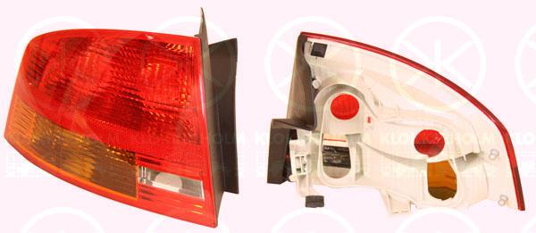 Tail Light Assembly, without bulb holder, Left, Outer section, 8E5 945 095 (AUDI)