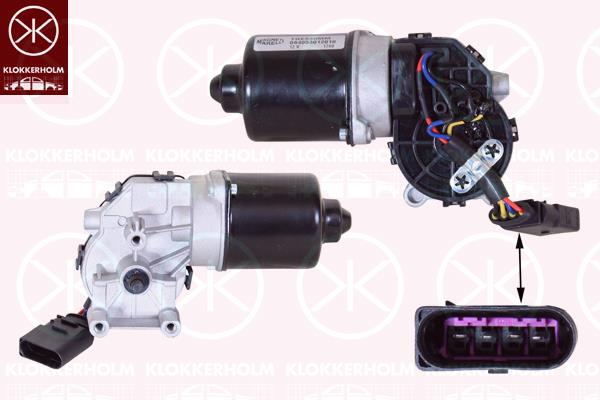 Wiper Motor, Front, Voltage [V]: 12, 8E1 955 113 (AUDI), 8E1955119 (VAG), 8E1955119 (SEAT), 8E1955119 (AUDI)