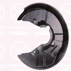 Splash Guard, brake disc, Rear Axle Left, for brake disc diameter [mm]: 255, 8E0615611J (VW), 8E0615611J (AUDI)