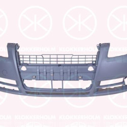 Bumper, w/primer, Front, with hole(s) for parking distance control, 8E0 807 105B (AUDI), 8E0 807 105B GRU (AUDI)