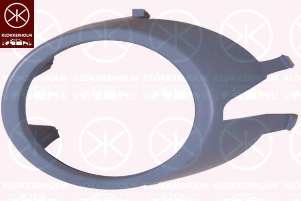 Housing, front fog light, Right Front, 8E0 807 682F1 (AUDI), 8E0 807 820 GRU (AUDI)