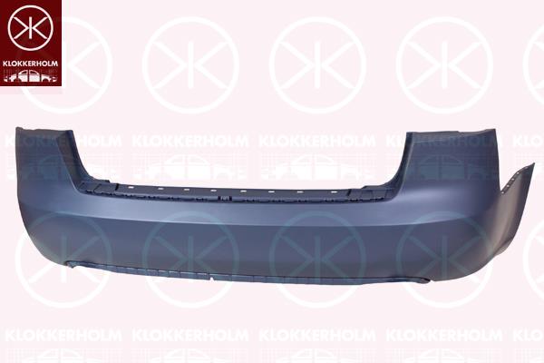 Bumper, w/primer, Rear, 8E5 807 303 GRU (AUDI)