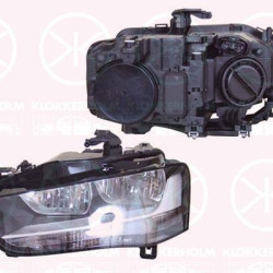 Headlight, H7/H7, with motor for headlamp levelling, AL, Left, Illuminance [lx]: 17.5, 8K0 941 003AB (AUDI), 8K0 941 003L (AUDI)