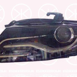 Headlight, without control unit for Xenon, Bi-Xenon, with motor for headlamp levelling, D3S (Gas Discharge Lamp), Illuminance [lx]: 25, Left, AL, 8K0 941 003C (AUDI), 8K0 941 029 AJ (AUDI), 8K0998008 (AUDI)