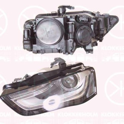 Headlight, without control unit for Xenon, Bi-Xenon, with motor for headlamp levelling, AL, Right, D3S (Gas Discharge Lamp), Illuminance [lx]: 17.5, 8K0 941 044 (AUDI), 8K0 941 044C (AUDI)