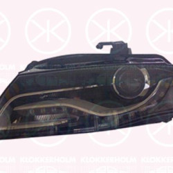 Headlight, Left, Illuminance [lx]: 25, Bi-Xenon, without control unit for Xenon, with motor for headlamp levelling, D3S (Gas Discharge Lamp), AL, 8K0941003P (AUDI), 8K0941029AQ (AUDI), 8K0941029P (AUDI)