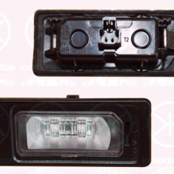 Licence Plate Light, LED, without control unit, with bulb holder, 4G0 943 021 (VW), 4G0 943 021A (AUDI), 4G0943021A (SKODA)