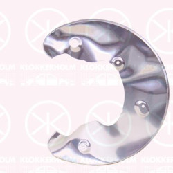 Splash Guard, brake disc, Front Axle Left, for brake disc diameter [mm]: 314, for brake disc diameter [mm]: 320, for brake disc diameter [mm]: 345, Aluminium, 8K0615311 (AUDI), 8K0615311A (AUDI), 8K0615311C (AUDI), 8K0615311D (AUDI), 8K0615311H (AUDI)